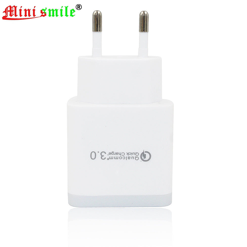 Minismile 18W Smart Travel Quick Charging 3.0 Charger Power Adapter for Xiaomi