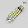 4PCS  3014  36MM Festoon 30SMD C5W Dome Canbus Error Free Car LED Bulbs White