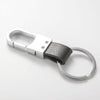 YEDUO Men Leather Metal KeyChain Car Key Ring