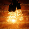 SUPli 1Pack Vintage Edison Bulbs AC 220V - 240V 3W Bright Starry Style Squirrel Cage Light Bulb for Home Lamp Lighting Fixtures Decorative Antique Filament Nostalgic Glass E27 Medium Base Warm Yellow