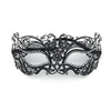 Halloween Masquerade  for beauty Women Metal Mask Shiny  Rhinestone Eye Mask