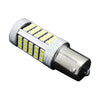 2PCS Super White 63smd High Power 1156 BA15S  2835 Headlight lamp LED bulbs 12-24v