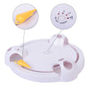 Automatic Rotating Cat Teaser Plate Mice Catch Toy Electric Playing Exercise Toy