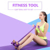 4 Tube Strong Fitness Resistance Bands Latex Pedal Exerciser Foot Pull Ropes yoga Sports Pilates fitness Slimming equipment