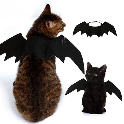 Cute Halloween Cat Costume Small Pet Cat Bat Wings Halloween Cat Wings Hallowen Cat Accessories 2018 Halloween Decorations
