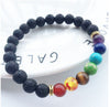 New 7 Chakla Healing Balance Beads Bracelet Yogas Life Energy Bracelet Lovers Casual Jewelry