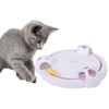Automatic Rotating Cat Teaser Plate Mice Catch Toy Electric Playing Exercise Toy