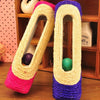 Cat Toy Pet Cat Kitten Kitty Toy Rolling Sisal Scratching Post with Trapped Ball Training Toys for Cat Pet Products Cat Toys
