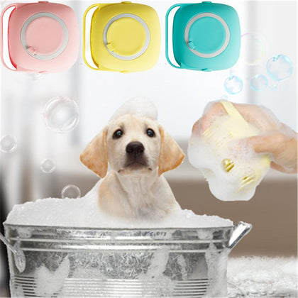 Pet Bath Brush Soft Silicone Comb Dogs Cats SPA Shampoo Massage Brush Shower Hair Removal Comb Pets Cleaning Grooming Tool