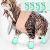 Adjustable Pet Cat Paw Protector Boots For Bath Washing Soft Silicone Anti-Scratch Cat Shoes Cat Grooming Supplies Cat Paw Cover