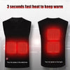 Heating Vest Washable Usb Charging Heating Three-Speed Temperature Maximum Temperature Up To 47 °c Outdoor Camping Hiking  Golf