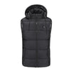 Thickening Men Women Heating Vest Warm Clothing USB Heating Outdoor Vest Winter Heating Jacket Temperature Adjustment Warm Hat