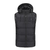 Wiht Hat Outdoor Usb Infrared Heating Vest Flexible Electric Thermal Winter Warm Jacket Clothing For Sports Hiking Riding