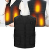 Men Women Outdoor USB Infrared Heating Vest Winter Flexible Electric Thermal Clothing Waistcoat Fishing Hiking