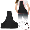USB Charged Vest Heating Sheet 5V Carbon Fiber Heating Pad Electric Heating Sheet Pads Heating Warmer Pad For Vest Jacket (black)