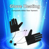 1Pair Five-finger Gloves USB Electric Heating Pads Lithium Battery Power Supply Three-speed Thermostat Switch Heating Sheet