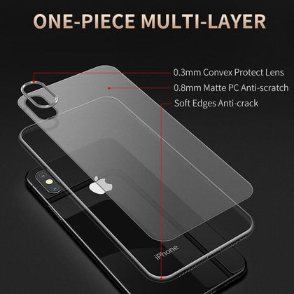 iHaitun Luxury Frosted Case For iPhone XS MAX XR X Cases Ultra Thin PC Slim Transparent Back Cover For iPhone XS MAX X 10 Phone