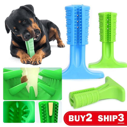 Dog Toys Tooth Brush Bite-Resistant Bone Pet Dog Chew Toys Remove Bad Breath Cleaning Tooth Small Large Dog Supplies Health Toys