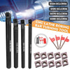 4 Set Of 7/8/10/12Mm Sclcr Lathe Boring Bar Tool Holder +10Pcs Ccmt 0602 Inserts