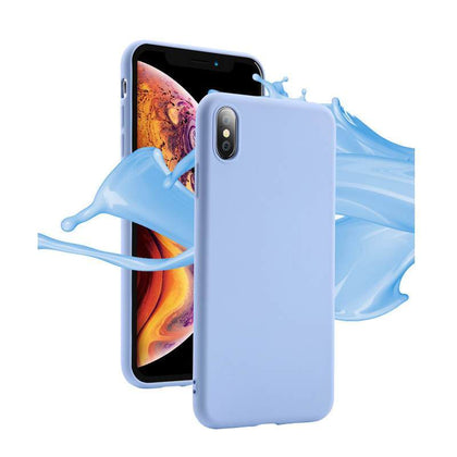 OCHGEP Original Liquid Silicone Case For iPhone 8 7 Plus X XS  XR XS Max Cover Microfiber Case For iPhoneX XS 6 7 8 Phone Cases