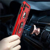Shockproof Armor Kickstand Phone Case For Iphone Xr Xs Max X 6 6S 7 8 Plus Finger Magnetic Ring Holder Anti-Fall Soft Edge Cover