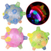 2Pcs Pet Ball Toy Music Creative Flashing Dancing Dog Ball Glowing Fun Jumping Balls Pet Dog Interactive Balls Pet Toy Supplies  (1 M)