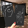 Lovebay Phone Case For iPhone 11 6 6s 7 8 Plus X XR XS 11Pro Max 5 5s Abstract Art Lover Face Soft TPU For iPhone 11 Phone Cases