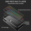 Ihaitun Luxury Laser Glass Case For Iphone Xs Max Xr X Cases Ultra Thin Transparent Back Glass Cover For Iphone Xs Max Soft Edge