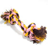 Knot Dog Toy Rope Pet Cotton Linen Chew Toys Bite Resistant For Large Dogs Teeth Training Durable Rope Chew Interactive Toys