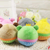 1Pc Play Funny Soft Cute Sound Plush Ice Cream Squeaker Cartoon Animals For Dog Plush Toys Pet Puppy Chew Toy Bottle