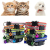 Adjustable Nylon Collars for Cats With Bells Charm