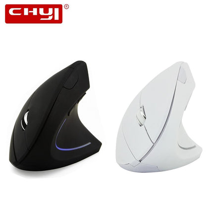 CHYI Wireless Gaming Mouse Ergonomic Vertical Mouse 800/1200/1600DPI Computer 5D Optical Mice Mause with Mouse Pad For PC Laptop