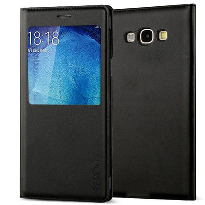 Hard Flip Cover Leather Wallet Phone Case For Samsung Galaxy A5 2015 GalaxyA5 A 5 SM A500  SM-A500F For SamsungA5 A5Case 360