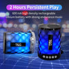 Hanxi Portable Wireless Bluetooth Speaker Bluetooth Mini Speaker Subwoofer Outdoor Music  Bass Loudspeaker Support Tf Card Fm