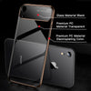 Ihaitun Luxury Lens Glass Case For Iphone Xs Max Xr X Cases Ultra Thin Pc Transparent Back Cover For Iphone X 10 7 8 Plus + Hard