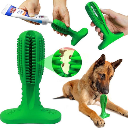 Dog Tooth Brush Rubber Dog Toys Pet Chewing Toys Remove Bad Breath Cleaning Dog Tooth Toys For Small Puppy Large Dog Accessories