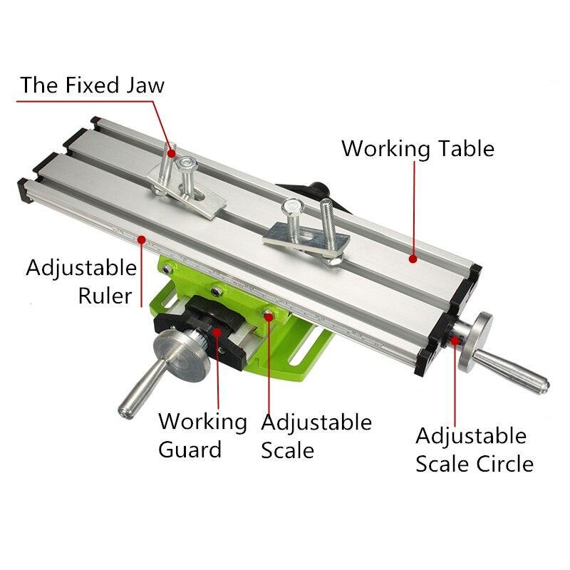 Orktable Milling Working Table Milling Adjustment Workbench Machine Drill Vise Coordinate Table