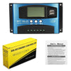 Mppt 30/40/50/60/100A Solar Charge Controller 12V 24V Auto Lcd Display Controller With Load Dual Timer Control