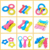 18 Style Pet Dog Toy Chew Squeaky Rubber Toys For Cat Puppy Baby Dogs Non-Toxic Rubber Toy Funny Nipple Ball Interactive Game