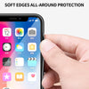 Ihaitun Luxury Laser Glass Case For Iphone Xs Max Xr X Cases Ultra Thin Transparent Back Glass Cover For Iphone Xs Max Soft Edge