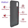Ihaitun Luxury Non-Slip Case For Iphone Xs Max Xr X Cases Thin Drop Transparent Back Cover For Iphone Xr Xs Max X Silicone Slim