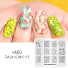 Kads Nail Art Template 36 Designs Chinese Style Ink-Painting Wordart Image Template Nail Stamping Plate Nail Art Stencils