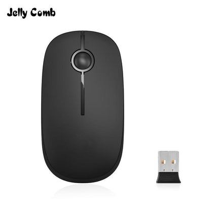 Jelly Comb 2.4G USB Wireless Mouse for Laptop Ultra Slim Silent Mause For Computer PC Notebook Office School Optical Mute Mice