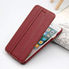 Ckhb Wallet Style Flip Genuine Leather Phone Case For Iphone 7 8 Plus 7Plus 8Plus Real Leather Luxury Back Cover Cases&Bag