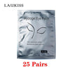 25/50/100 Pairs/Lot Patches For Eyelash Extension Under Eye Pads Paper Patches Pink Lint Free Stickers For False Eyelashes