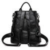Multifunction Female Backpack Women Leather Backpack For Teenager Girls School Bag Shoulder Travel Back Pack Rucksacks Sac A Dos