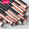Msq 12Pcs Eyeshadow Makeup Brushes Set Pincel Maquiagem Pro Rose Gold Eye Shadow Blending Make Up Brushes Soft Synthetic Hair