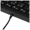 With Thai  Arabic  Russian Hebrew Sticker Black Ultra Thin Quiet Small Size 78 Keys Mini Multimedia Usb Keyboard For Laptop Pc