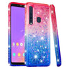 Diamond Glitter Silicone Case For Samsung Galaxy A9 2018 A9 Star Pro A9S A9200 Liquid Quicksand Bling Floating Flowing Cover