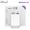 M&J I12 Tws Touch Control Wireless Bluetooth 5.0 Earphones 3D Super Bass Headphones Pk I10 Tws I20 Tws I30 I60 Tws For Xiaomi
